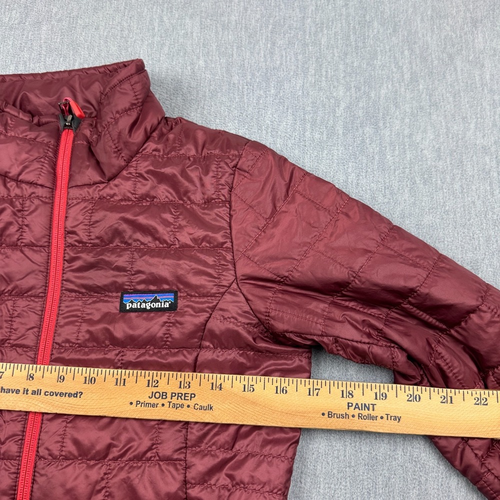 Patagonia Jacket Womens XXS Red Nano Puffer Insulated Primaloft Full Zip - Picture 7 of 13